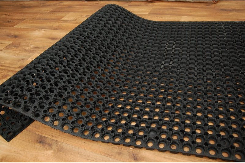 Gumová rohožka Azurová