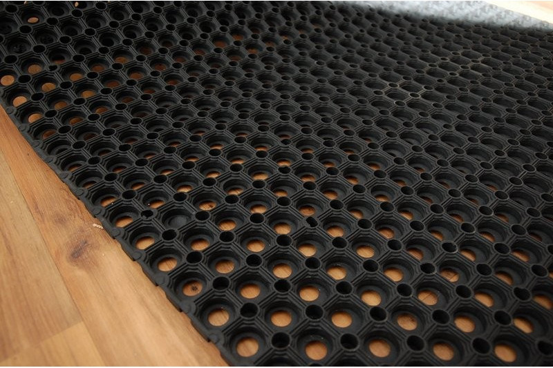 Gumová rohožka Azurová