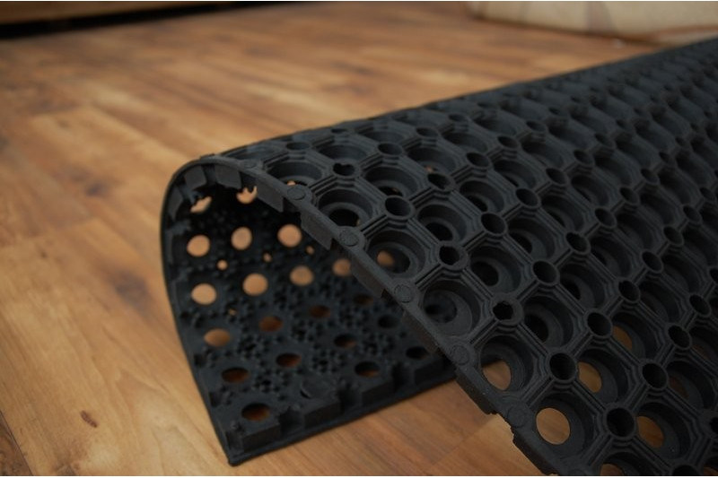 Gumová rohožka Azurová