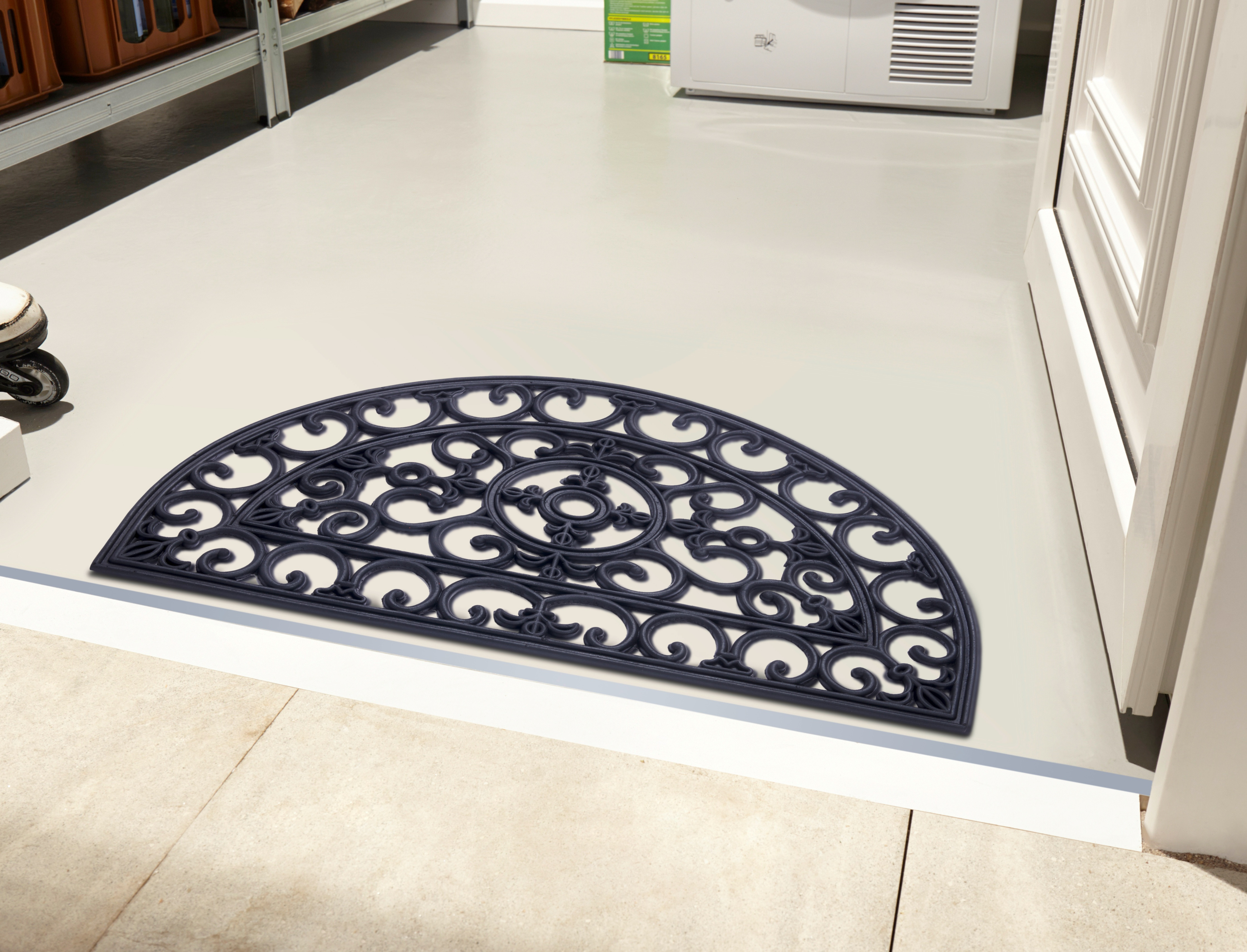 Rohožka Hanse Home Mix Mats Fleur černá