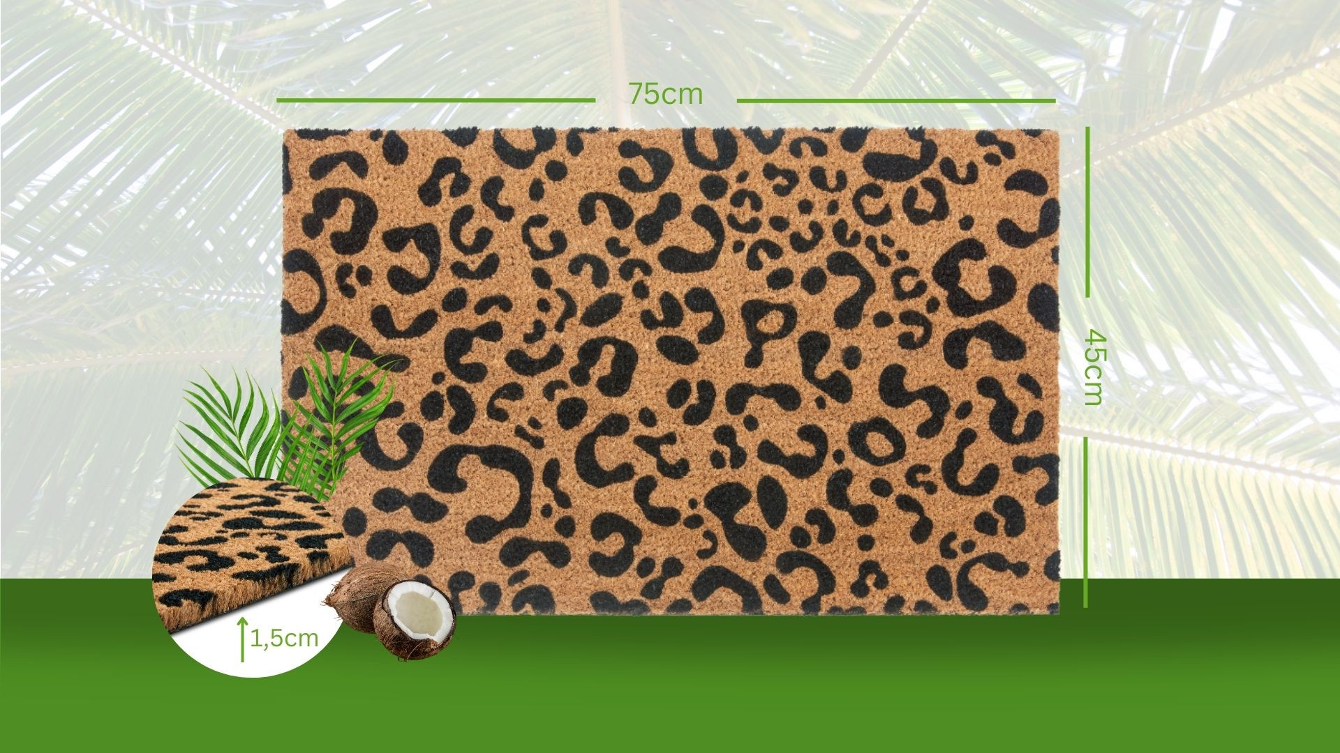 Rohožka Hanse Home Mix Mats Leopard Look