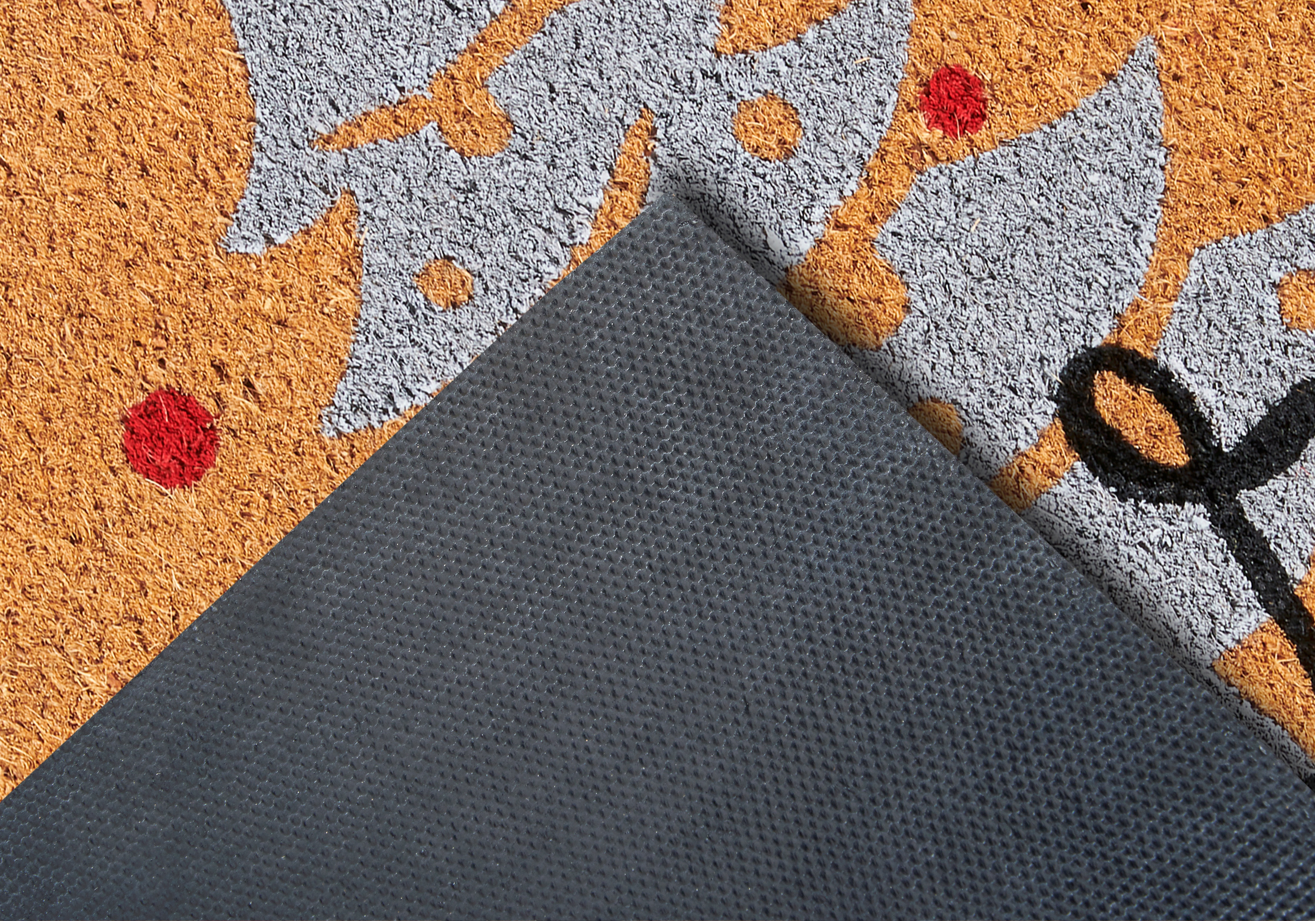 Rohožka Hanse Home Mix Mats Silver Christmas