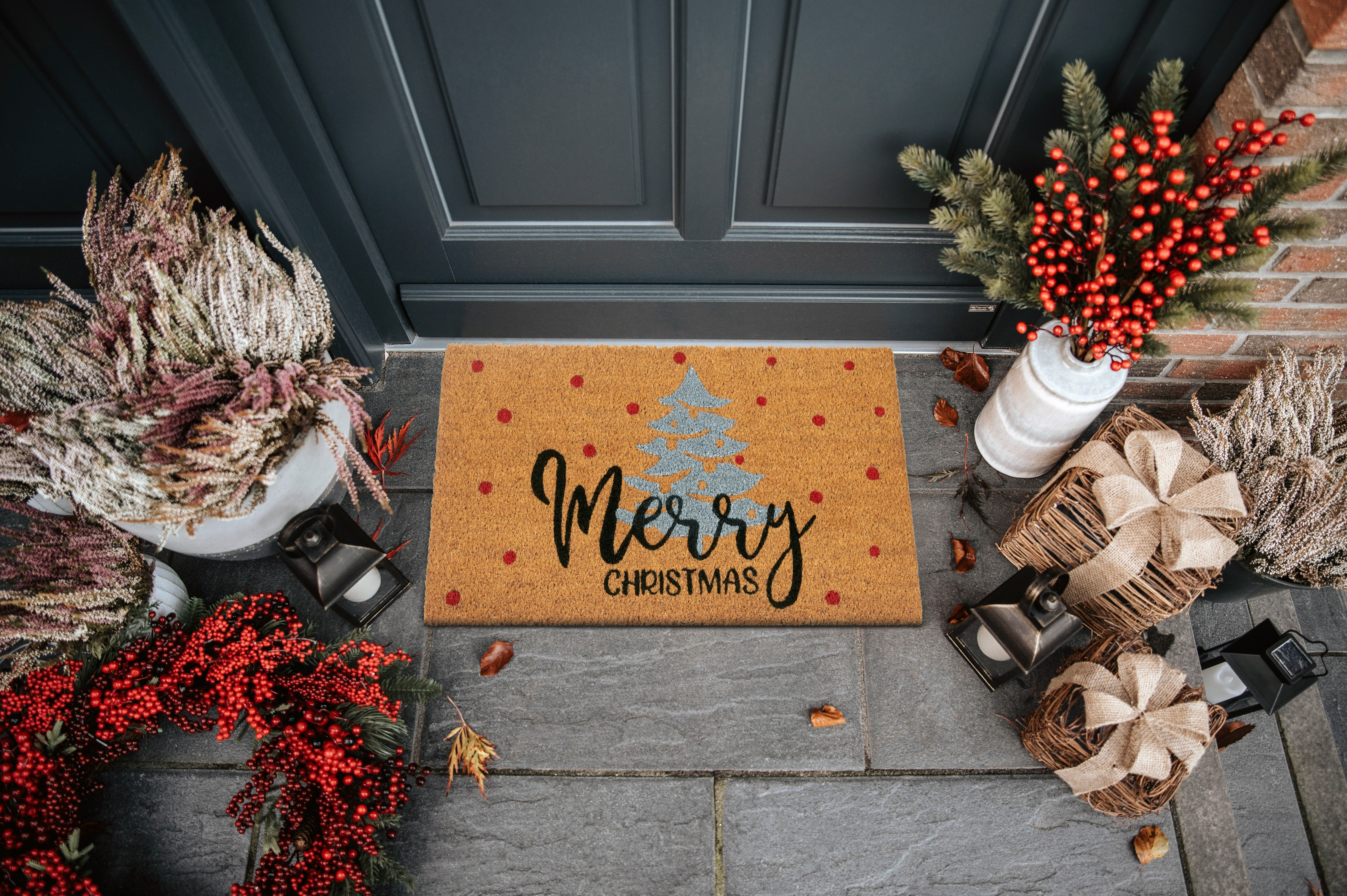 Rohožka Hanse Home Mix Mats Silver Christmas