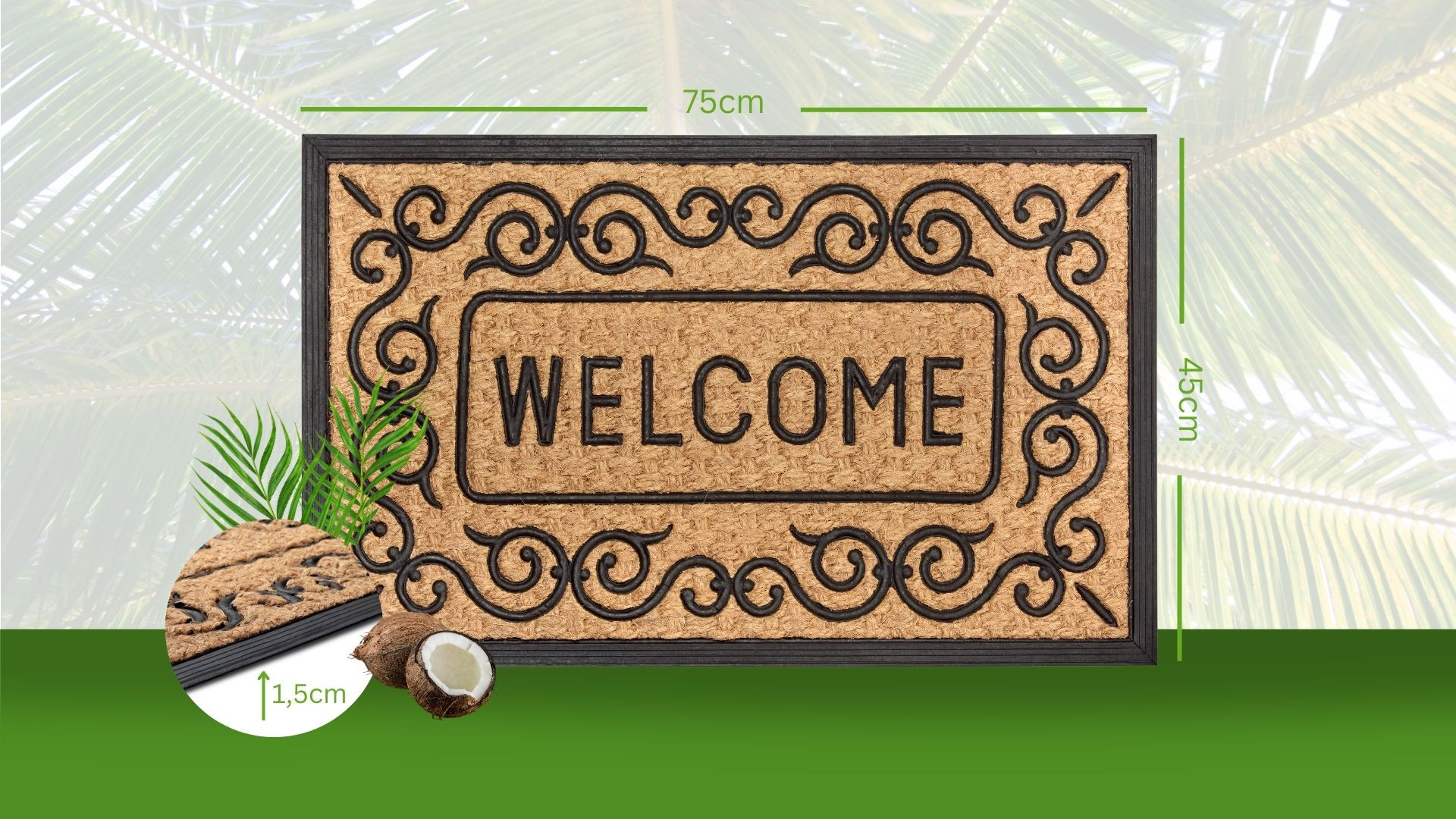 Rohožka Hanse Home Mix Mats Welcome béžová