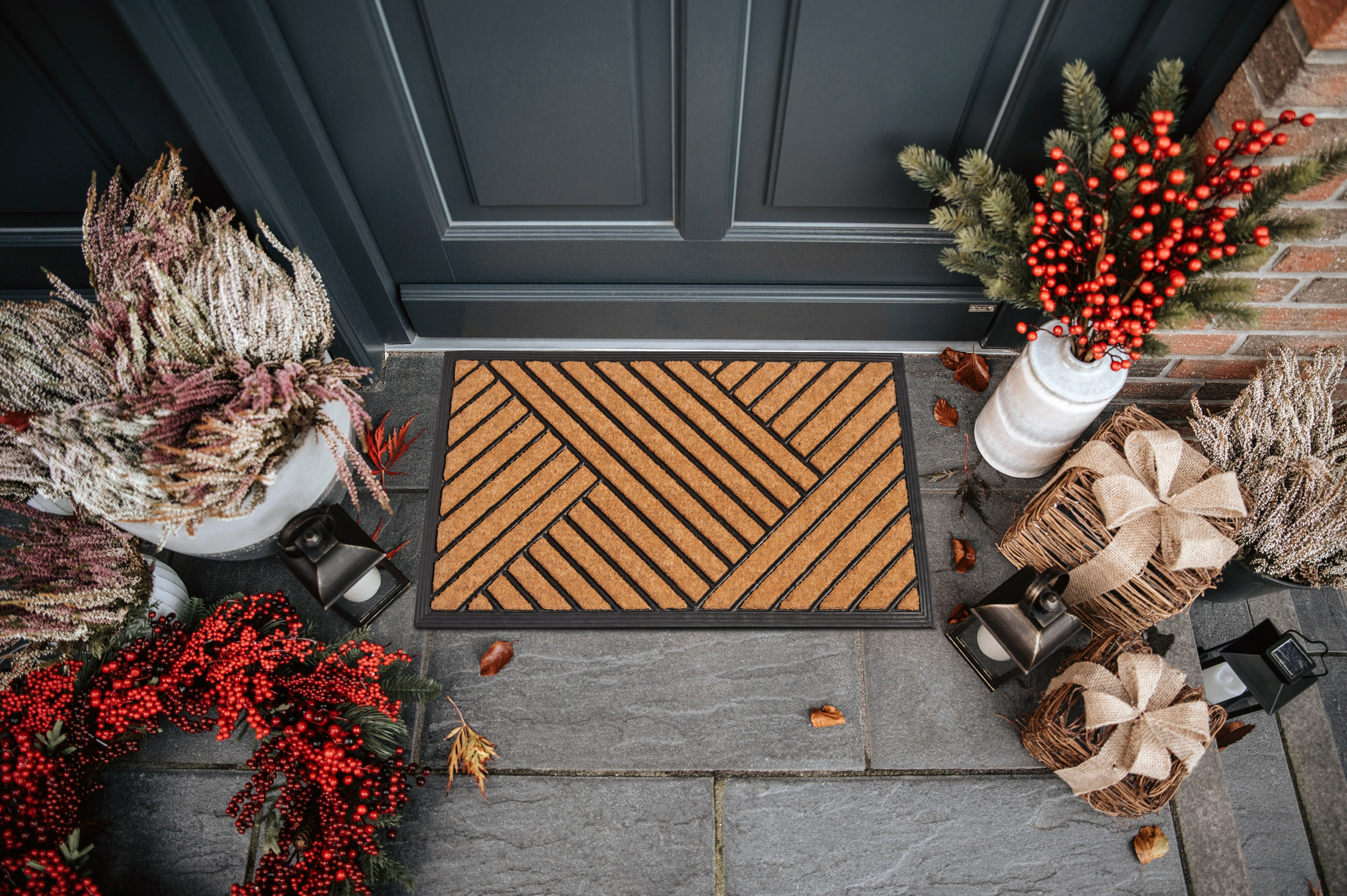 Rohožka Hanse Home Mix Mats Crossings černá / béžová