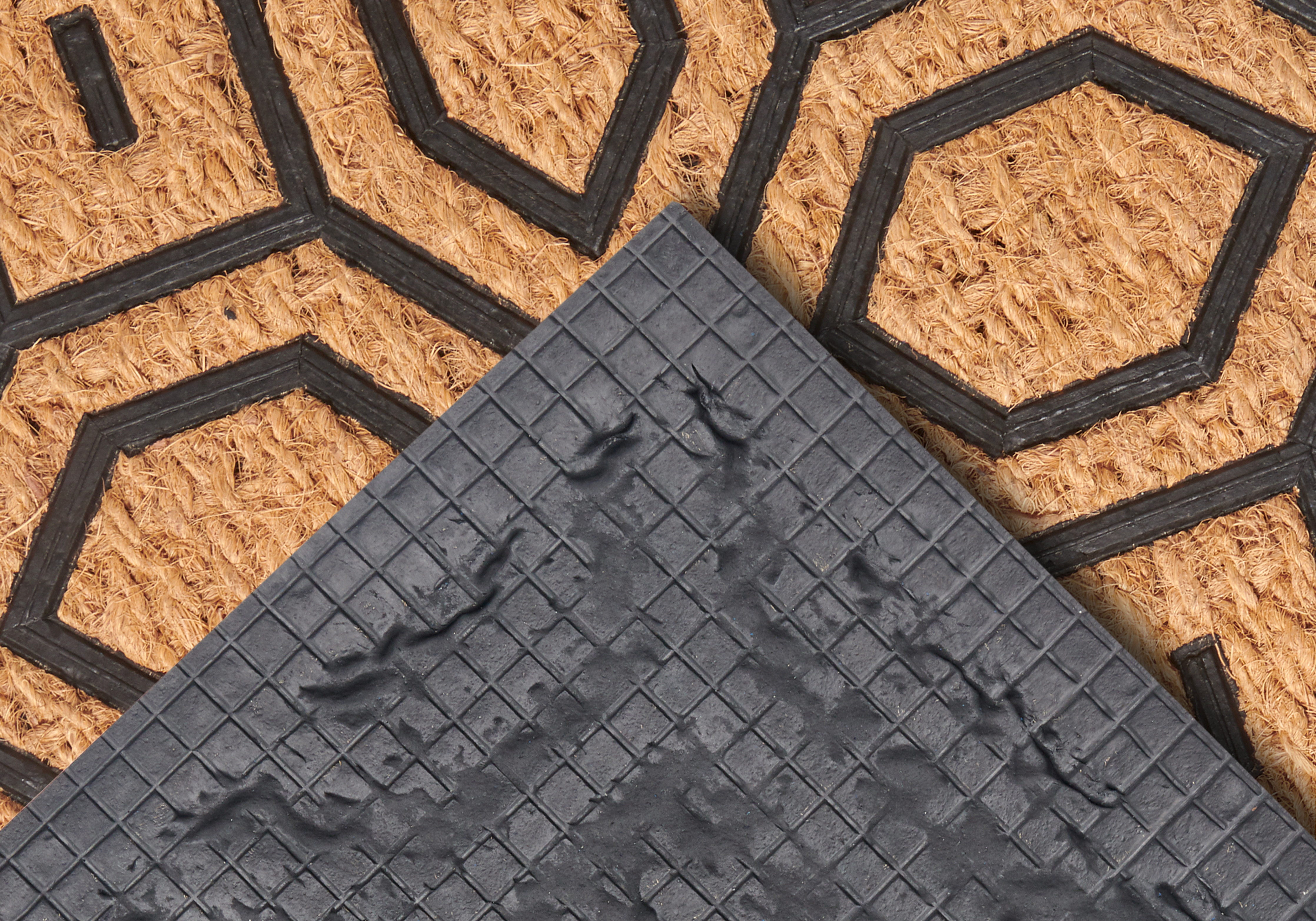 Rohožka Hanse Home Mix Mats Diamonds béžová / černá