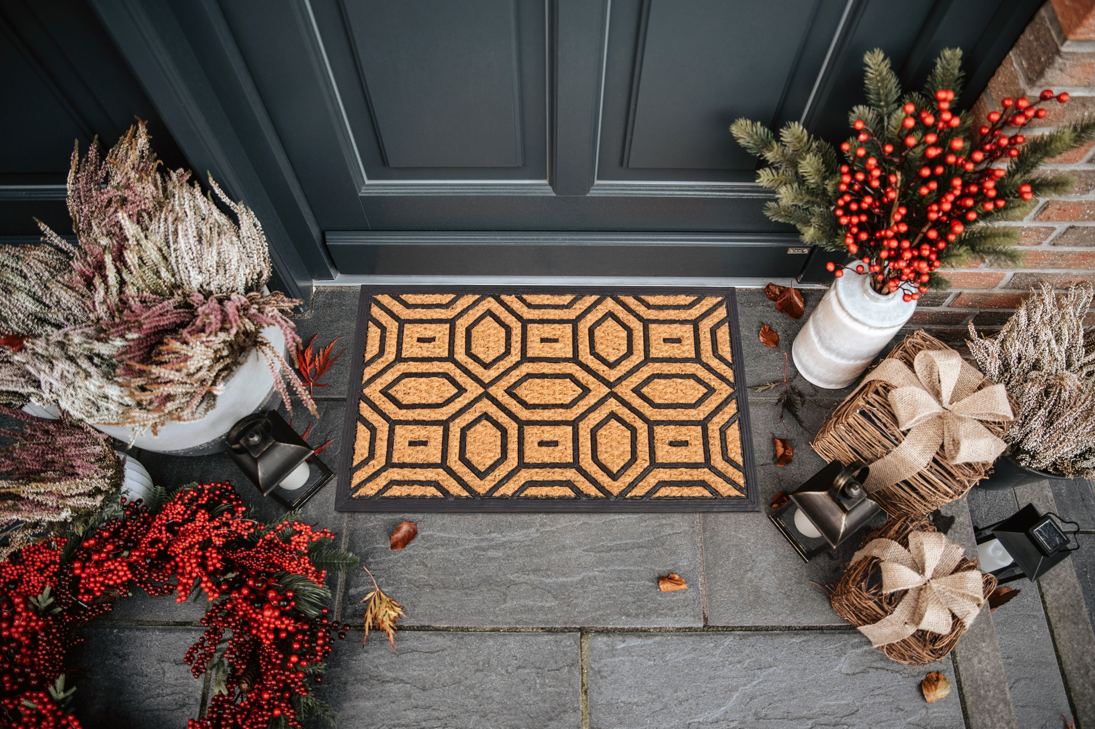 Rohožka Hanse Home Mix Mats Diamonds béžová / černá