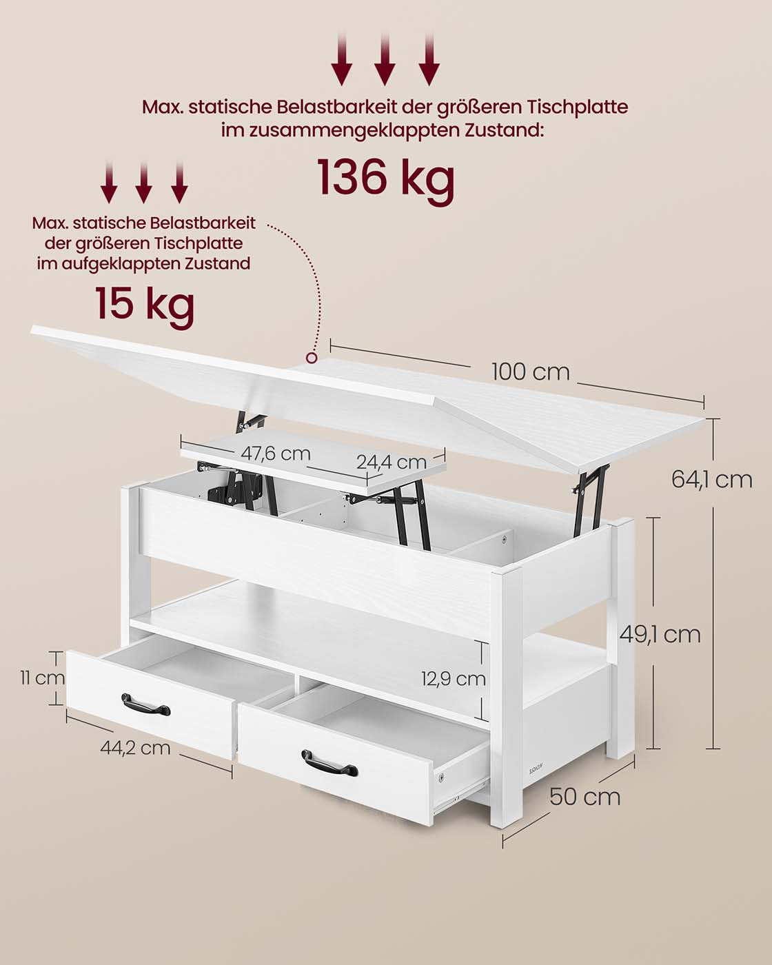 Konferenční stolek LCT254W02