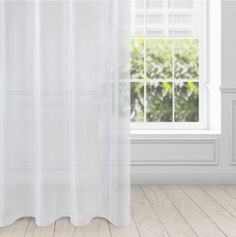 Hotová záclona ALEXA bílá - na průchodkách