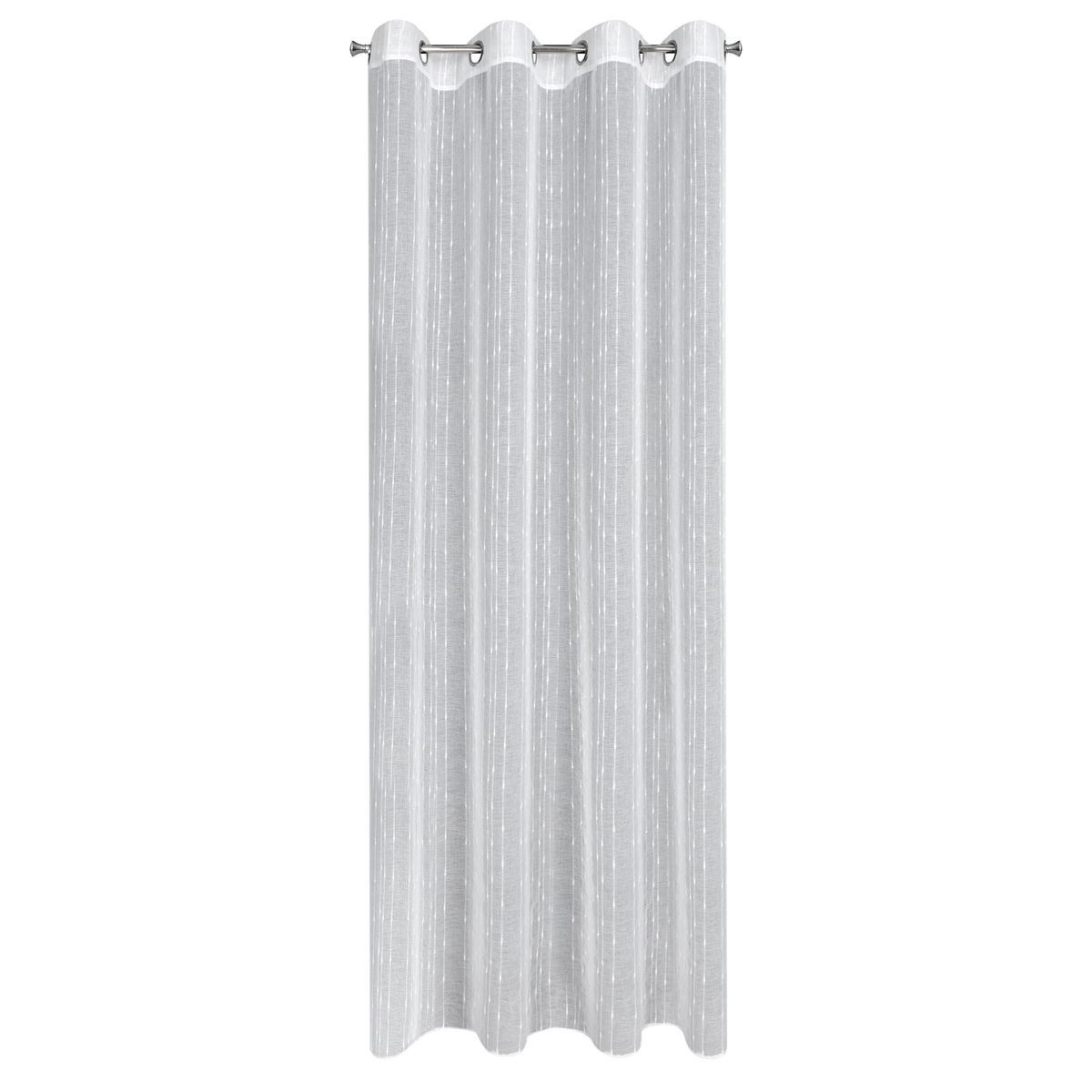 Hotová záclona BECKY bílá - na průchodkách