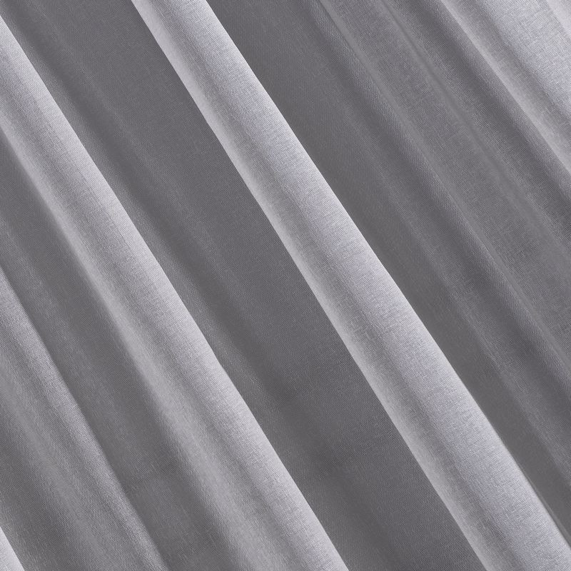 Hotová záclona DOLLY ocelová - s tunelem