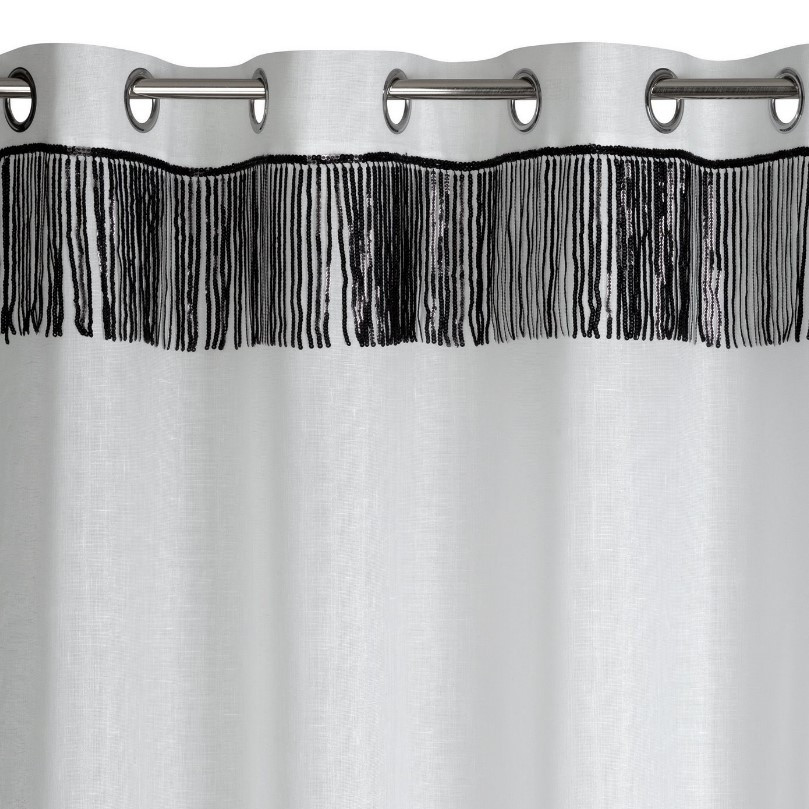 Hotová záclona JASPER bílá - na průchodkách