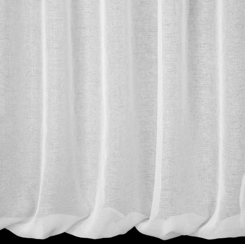 Hotová záclona LAYLA bílá - na pásce