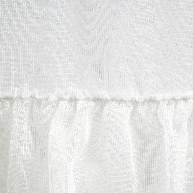 Hotová záclona RAJA bílá - s tunelem