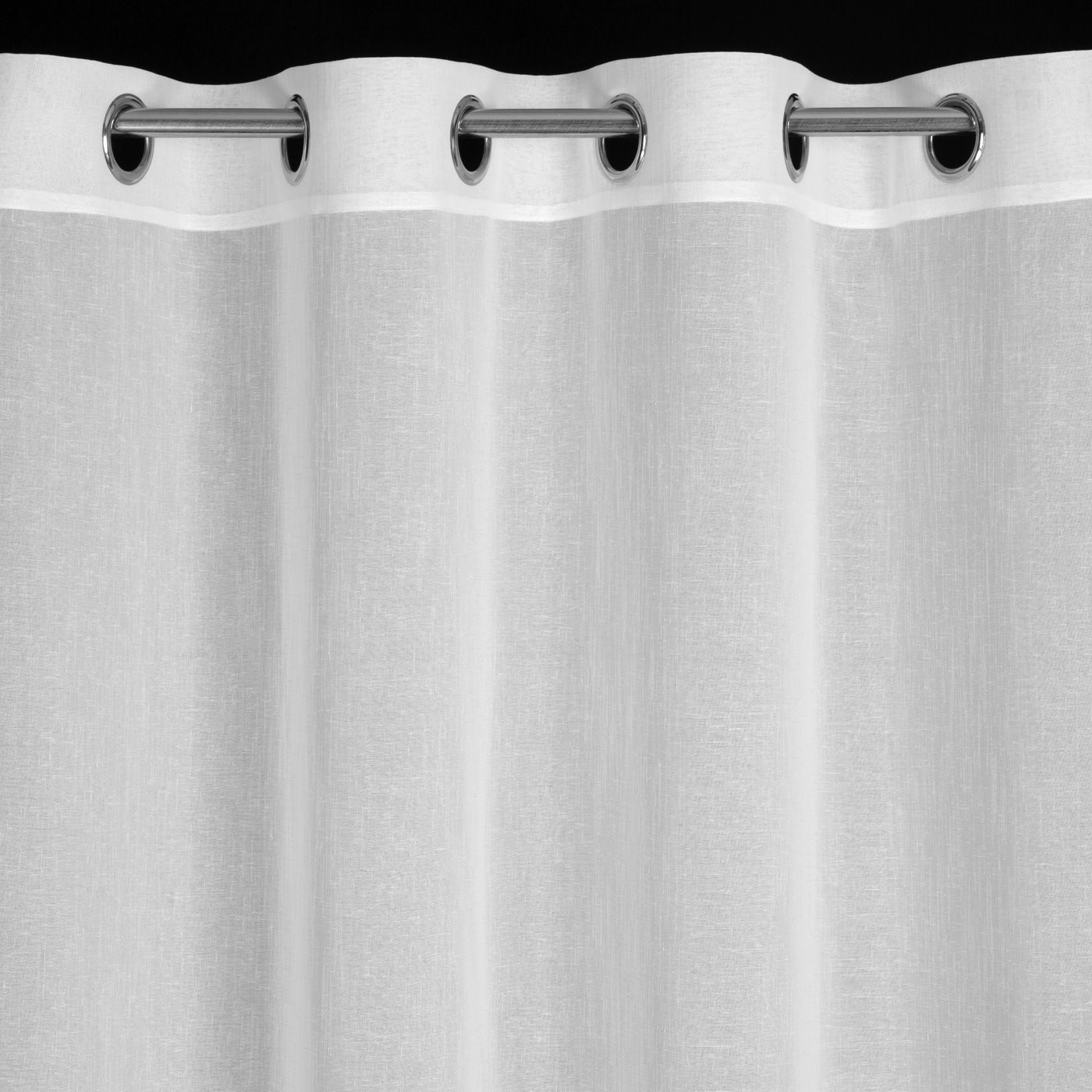 Hotová záclona SANDRA bílá - na průchodkách