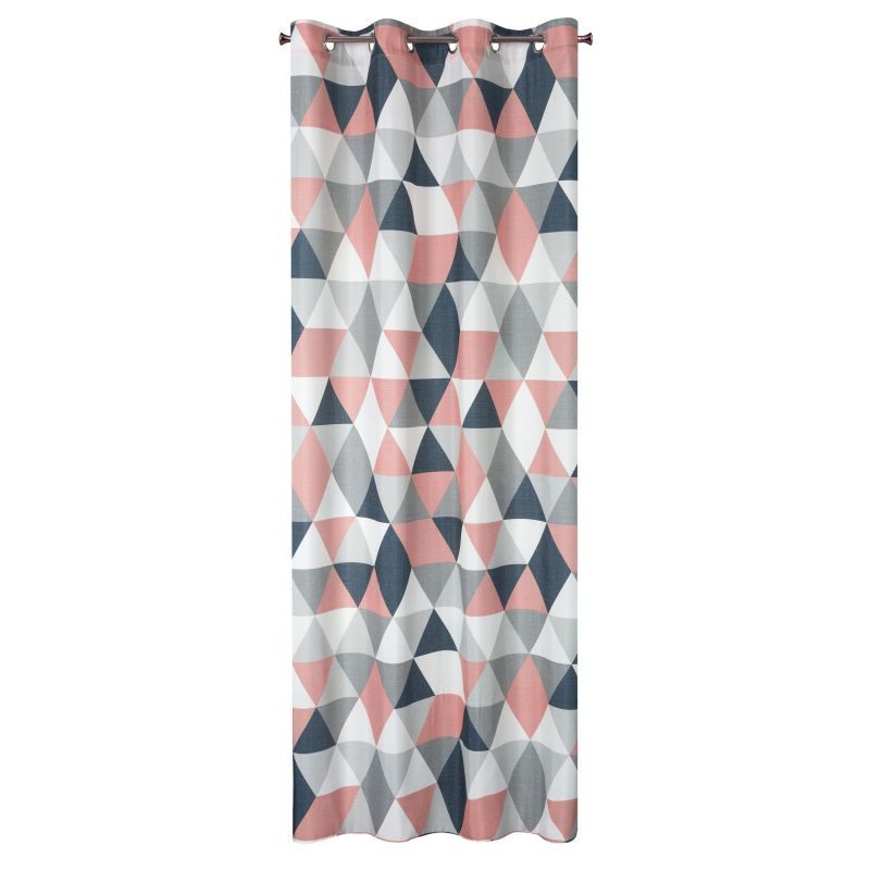 Hotový závěs ADINA tmavě růžový - na průchodkách