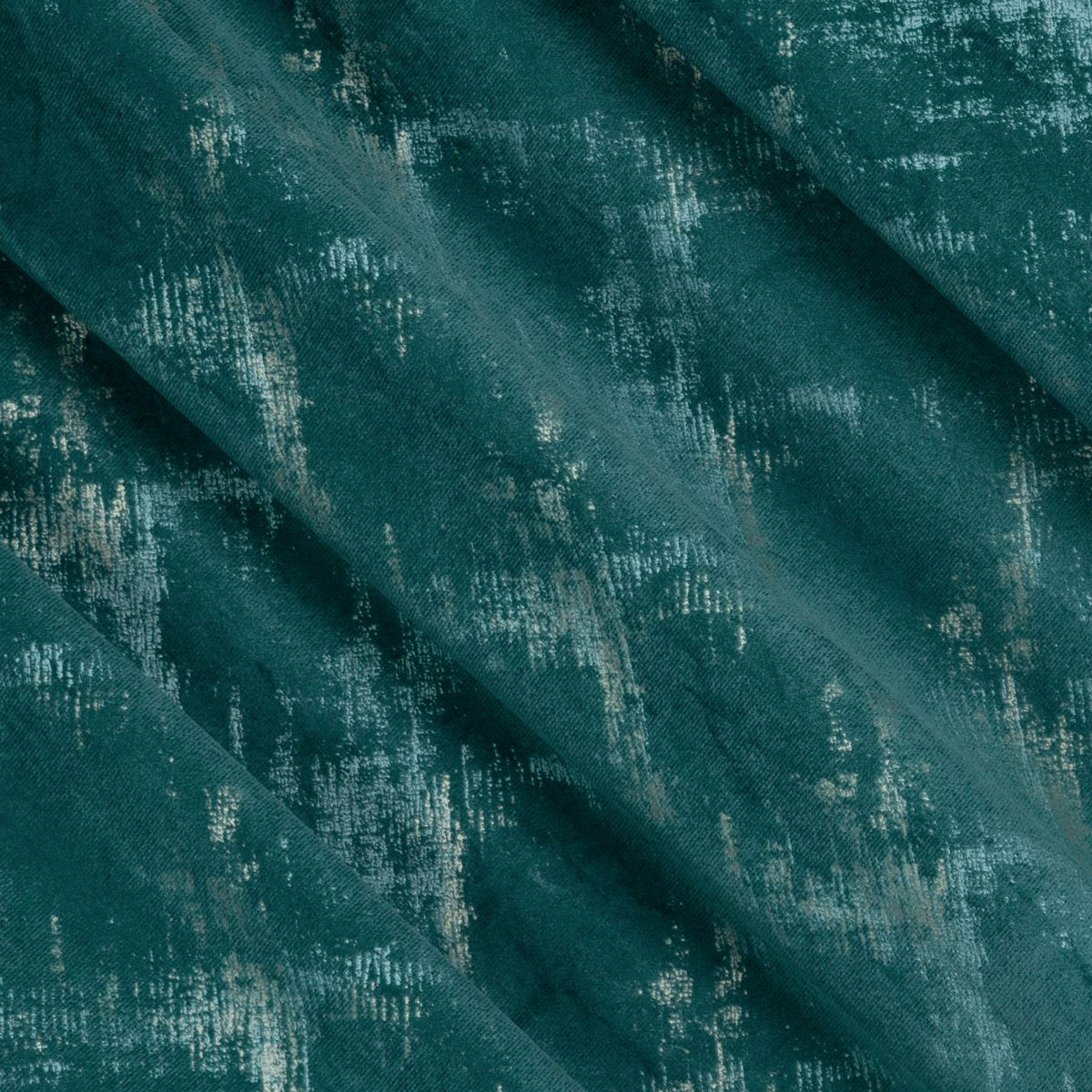 Hotový závěs ADRIA tyrkysový - na pásce