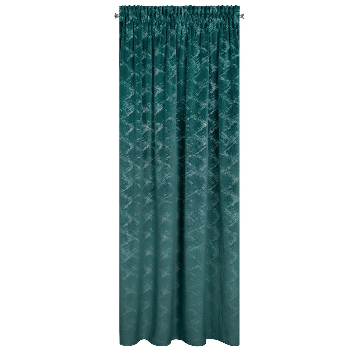 Hotový závěs ADRIA tyrkysový - na pásce