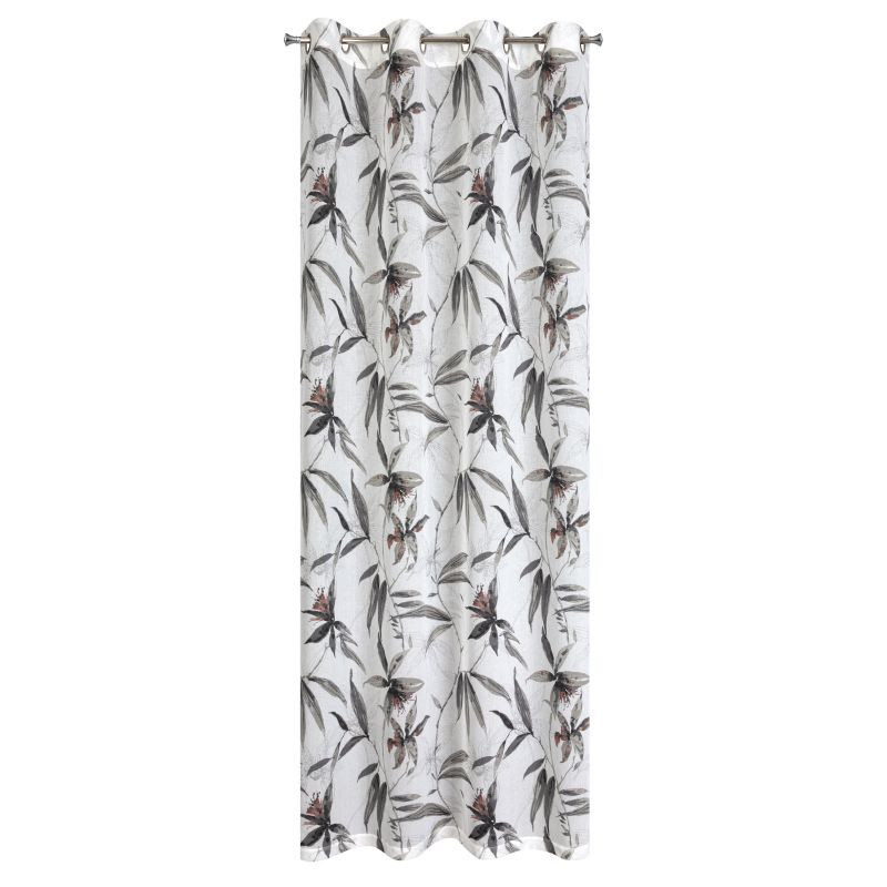 Hotový závěs AIDA zatemňovací bílo-béžový - na průchodkách