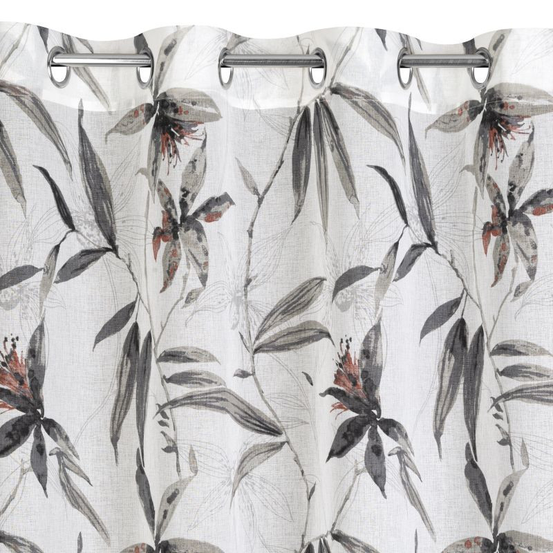 Hotový závěs AIDA zatemňovací bílo-béžový - na průchodkách