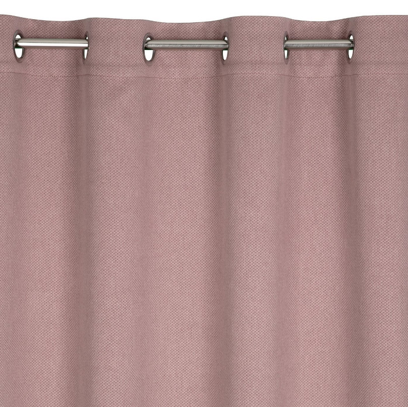 Hotový závěs AMARO pudrový - na průchodkách