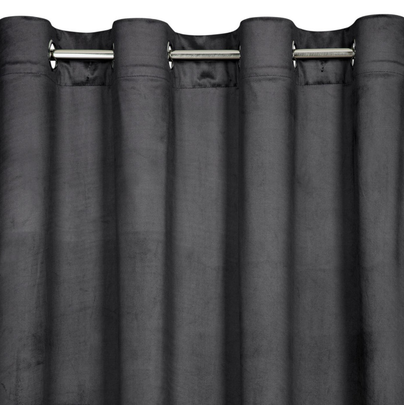 Hotový závěs ANGELINA tyrkysový - na průchodkách