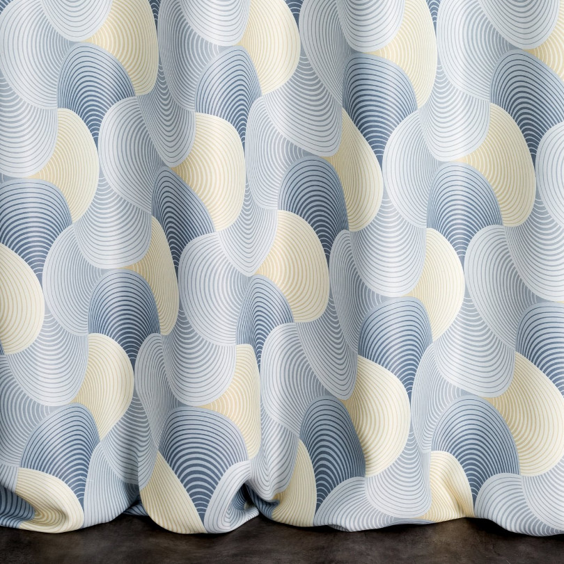 Hotový záves ASETA strieborno-ružový - na priechodkách