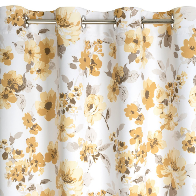 Hotový závěs CAREN béžový - na průchodkách