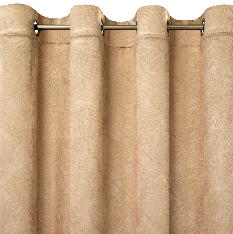 Hotový závěs GOJA béžový - na průchodkách