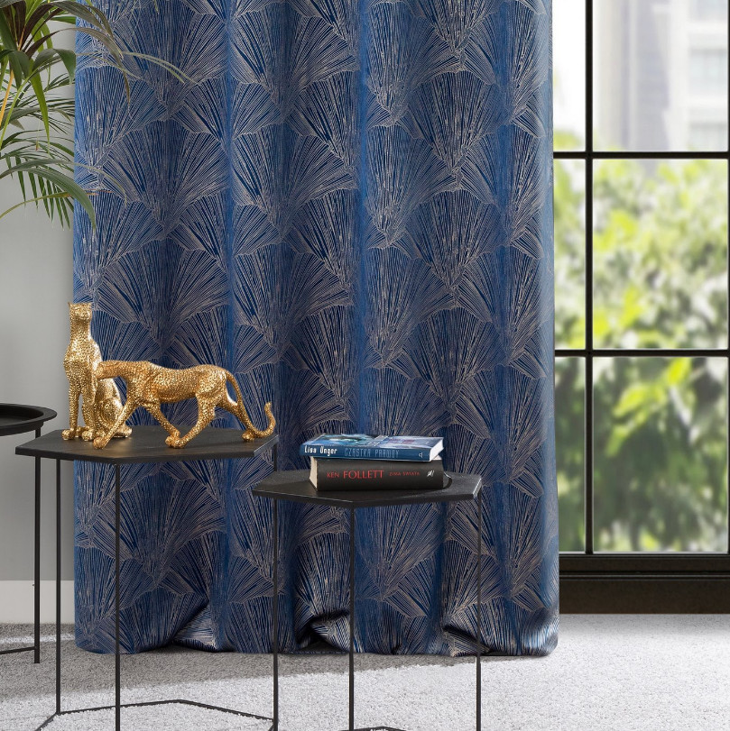 Hotový záves GOJA granát - na priechodkách