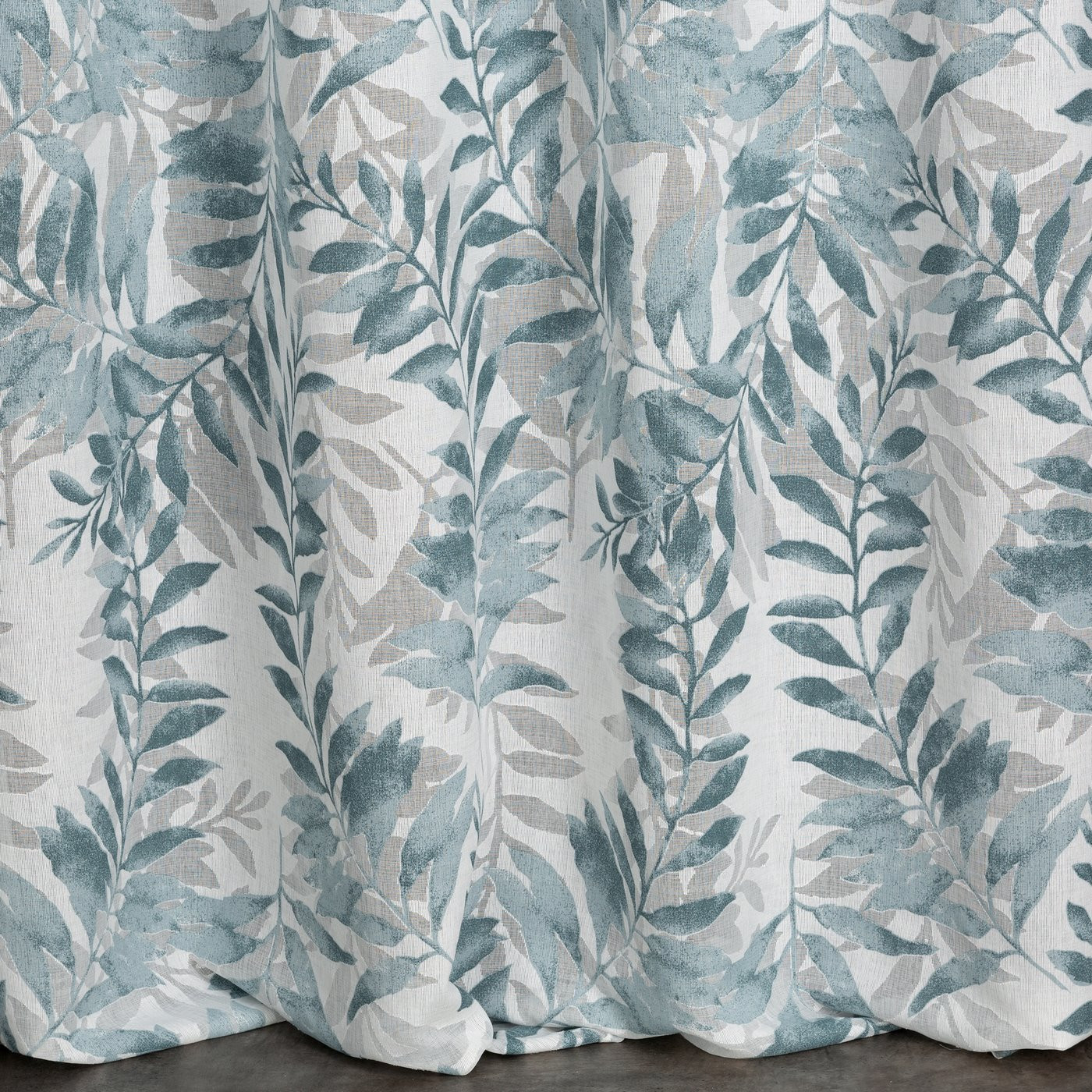 Hotový závěs HARIET modrý - na průchodkách