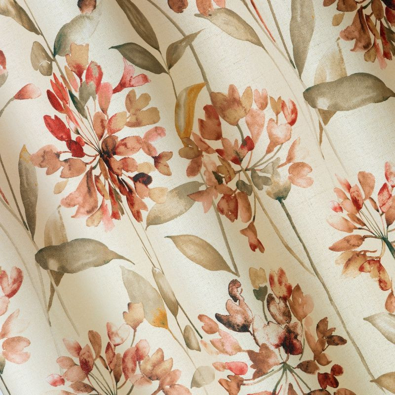 Hotový závěs JENNY růžový - na průchodkách