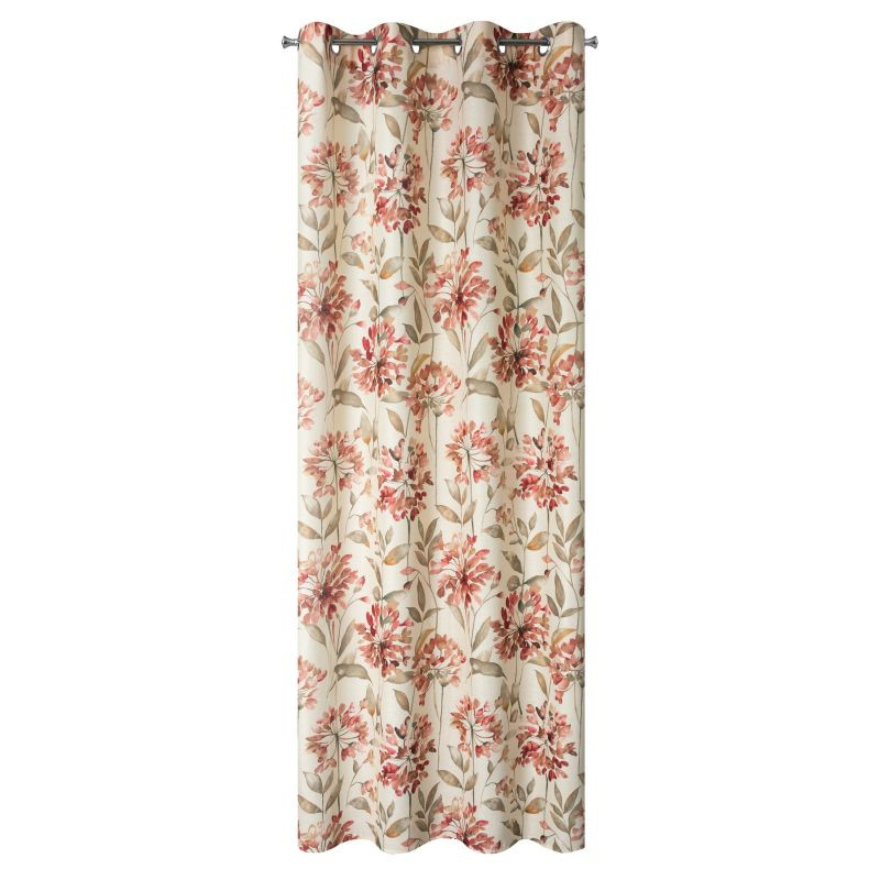 Hotový závěs JENNY růžový - na průchodkách