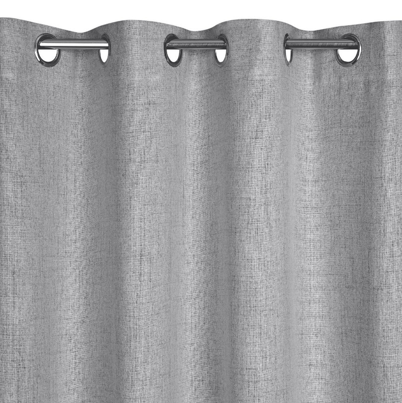 Hotový závěs LINDA ocelový - na průchodkách