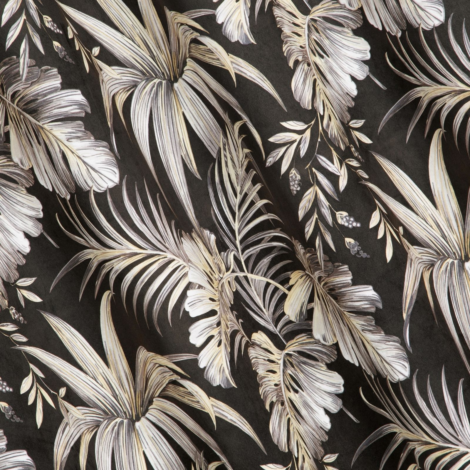 Hotový závěs MAGI černo-béžový - na průchodkách