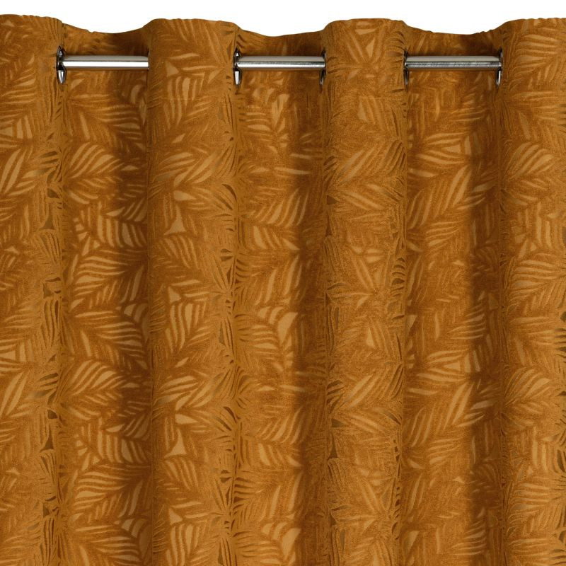 Hotový závěs OCTAVIA medový - na průchodkách