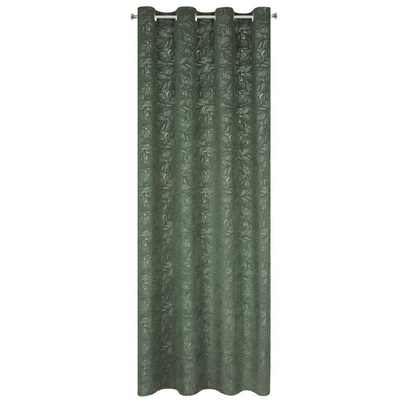 Hotový závěs OCTAVIA tmavě mátový - na průchodkách