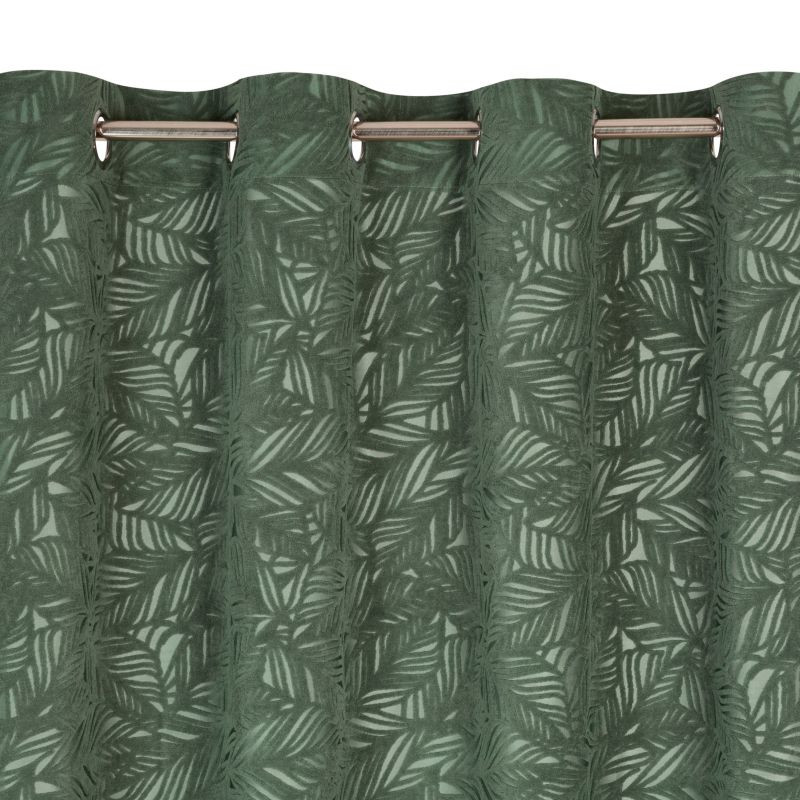 Hotový závěs OCTAVIA tmavě mátový - na průchodkách