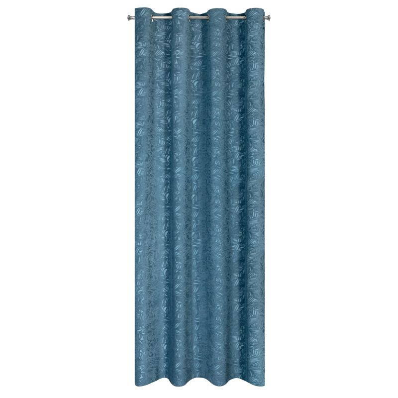 Hotový závěs OCTAVIA tmavomodrý - na průchodkách