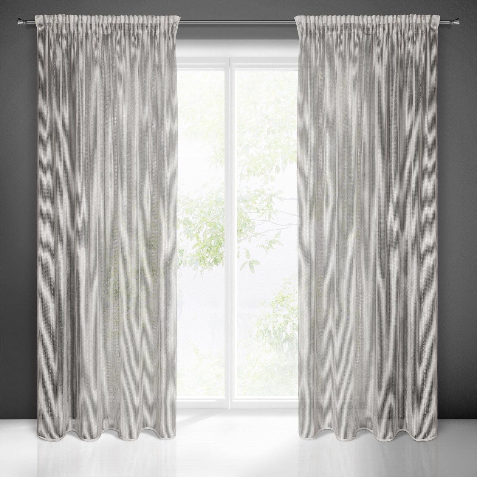 Hotový záves REGINA béžový - na páske