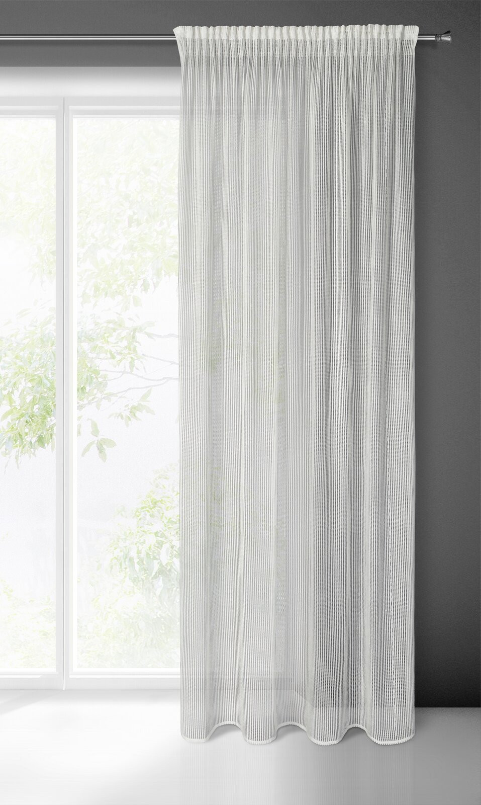 Hotový závěs REGINA přírodní - na pásce