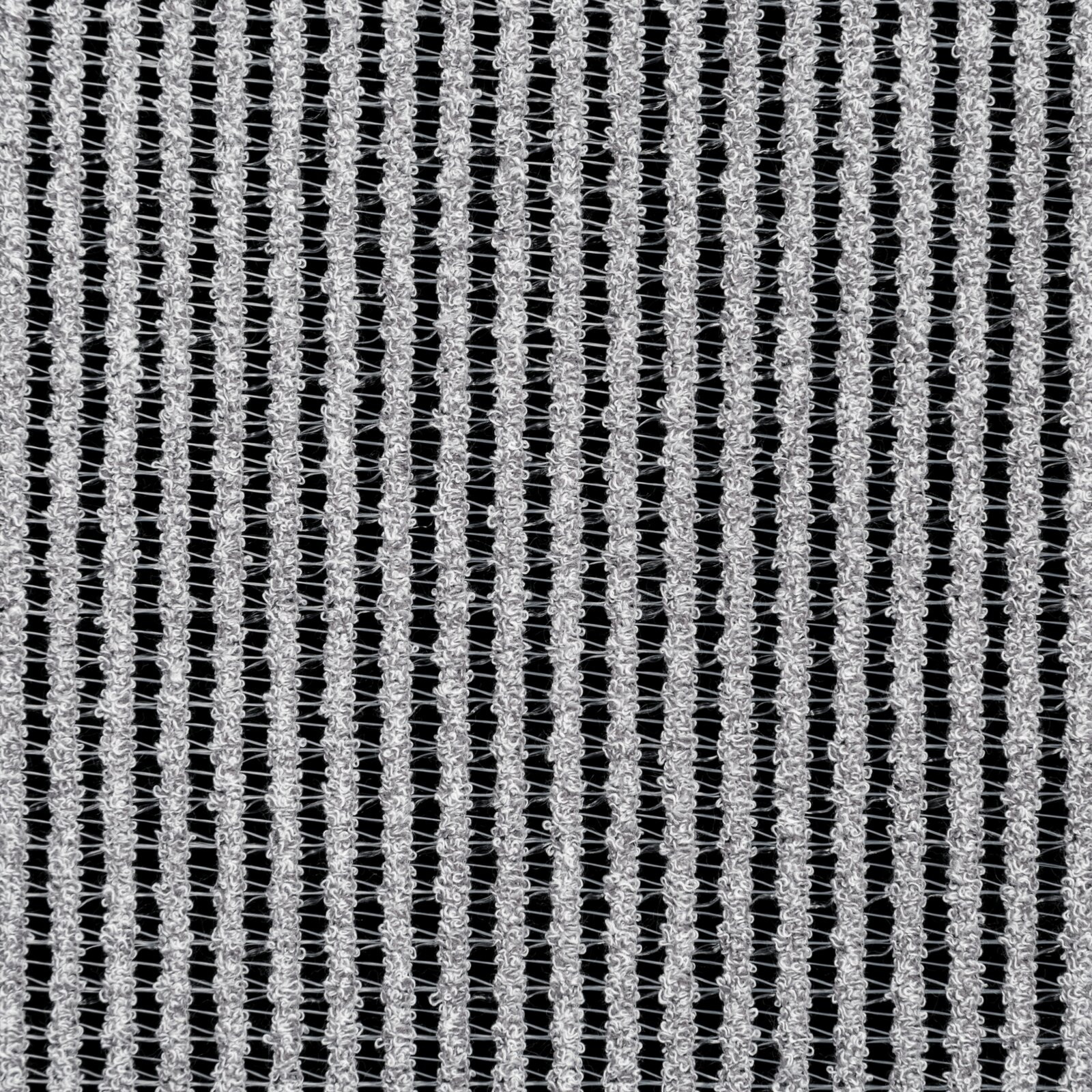 Hotový závěs REGINA stříbrný - na pásce