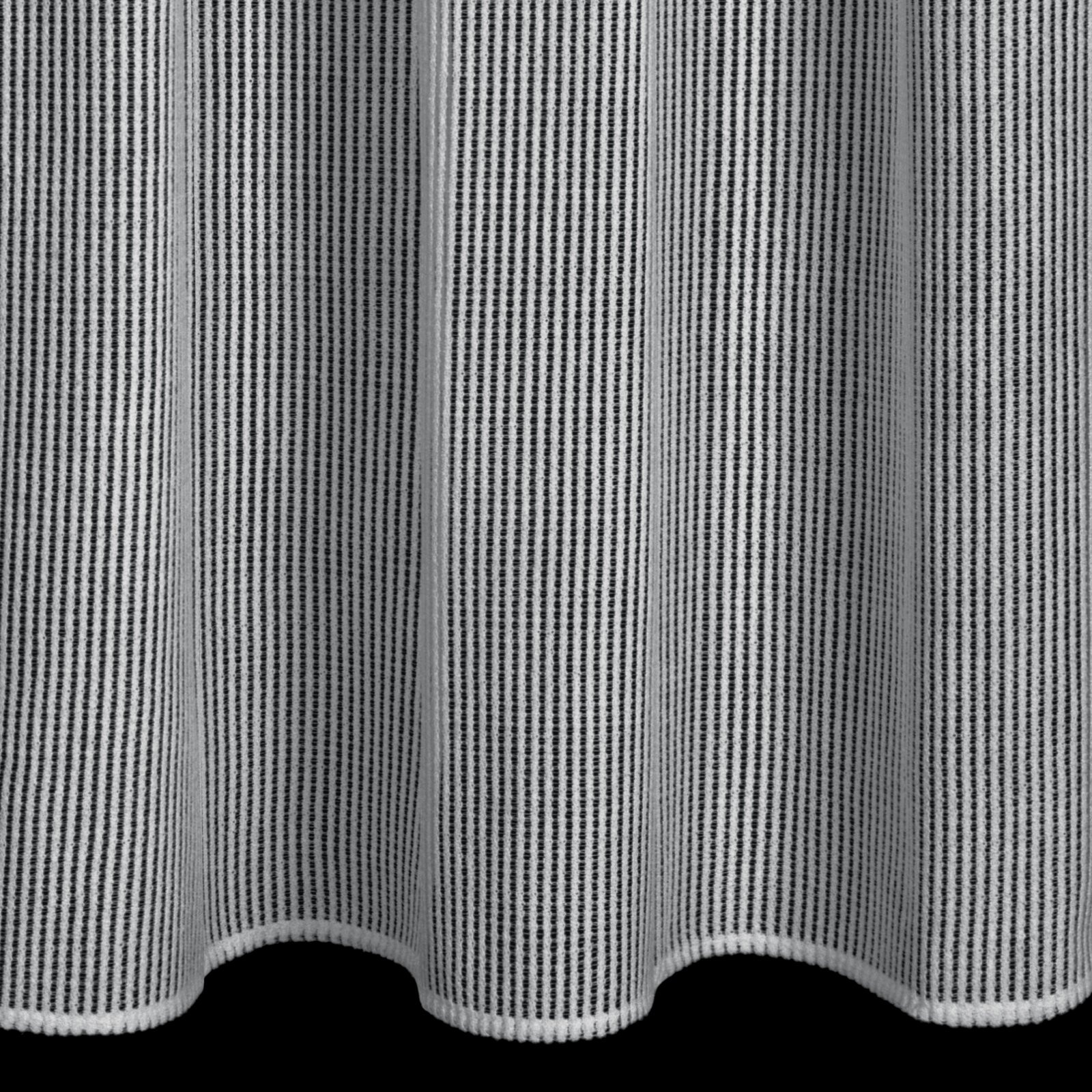 Hotový závěs REGINA stříbrný - na pásce