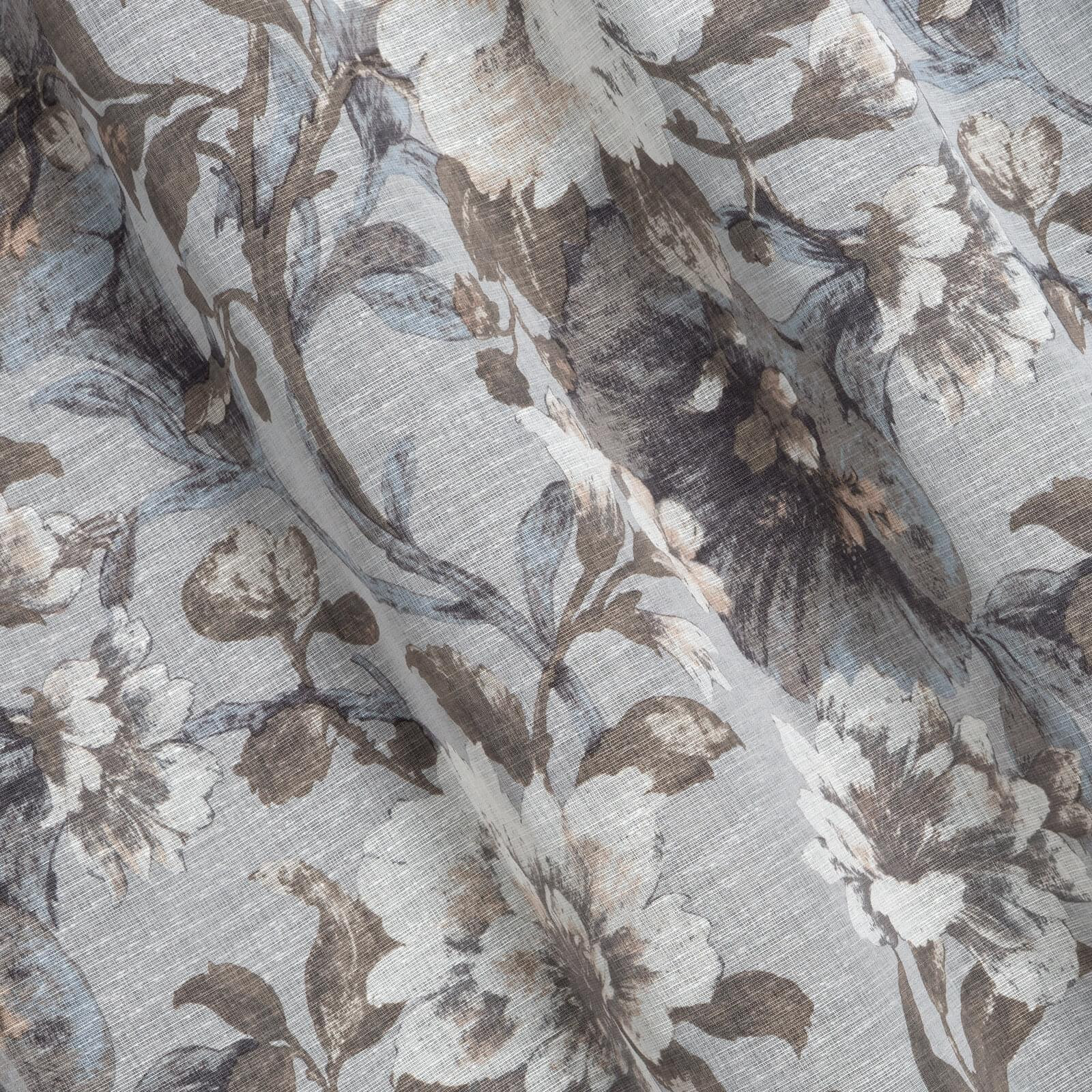 Hotový závěs SANDRA šedý - na průchodkách