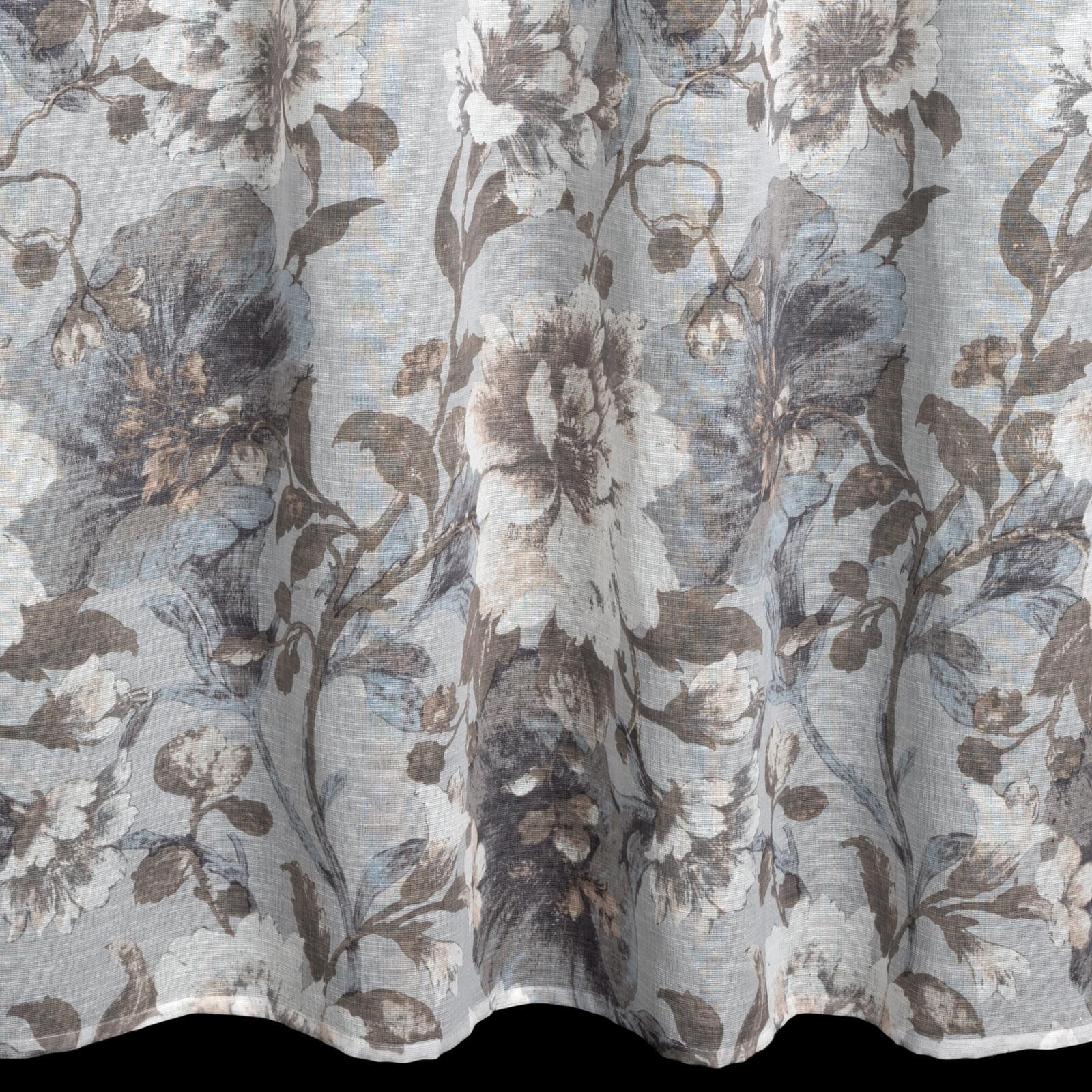 Hotový závěs SANDRA šedý - na průchodkách