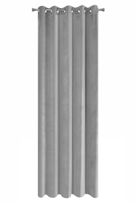 Hotový závěs VILLA ocelový - na průchodkách