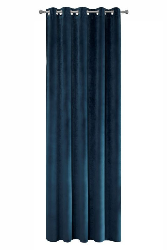 Hotový závěs VILLA granátový - na průchodkách