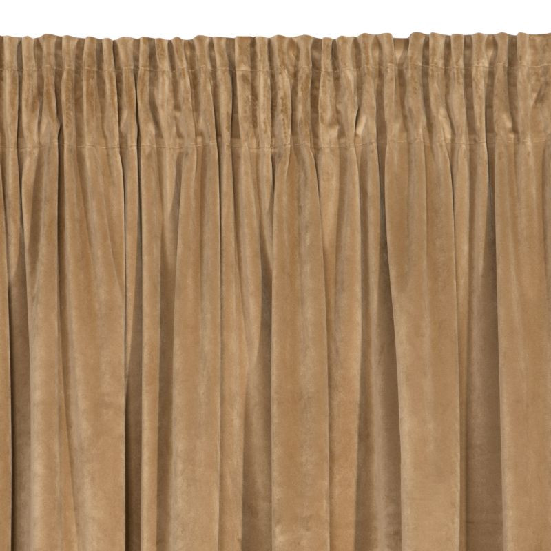 Hotový závěs VILLA medový - s tunelem