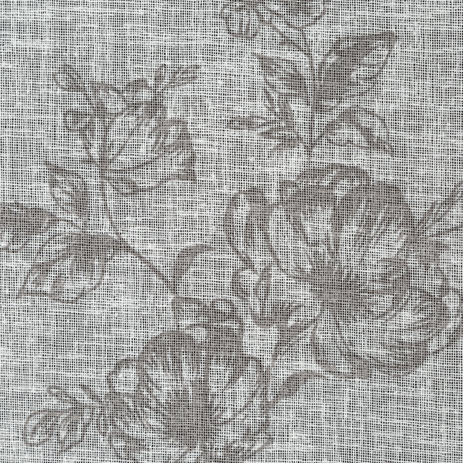 Hotový závěs WIKI bílá / šedá - na pásce