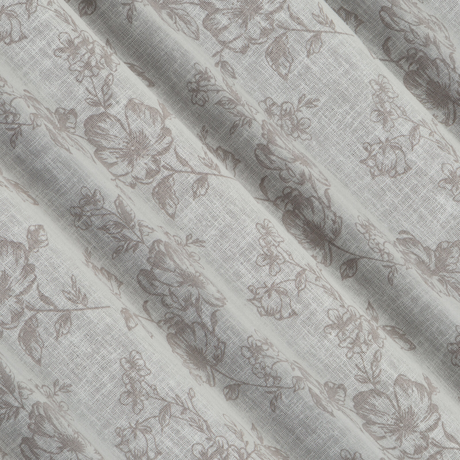 Hotový závěs WIKI bílá / šedá - na pásce